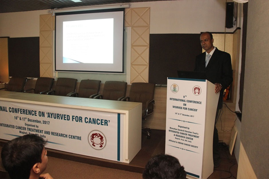 Presentation of Dr. Sujai Hegde – Sr. Onco-Surgeon, Ruby Hall Clinic, Pune